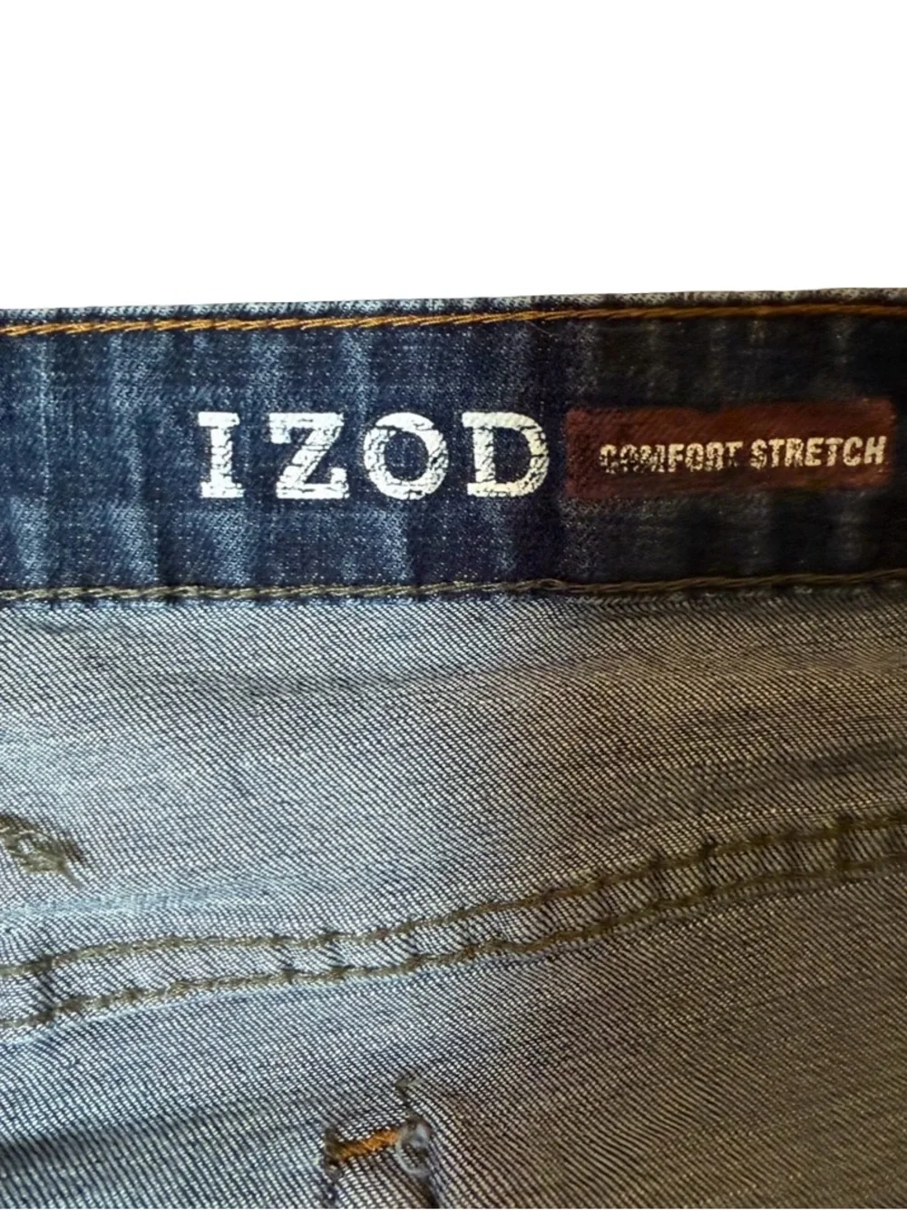 Izod Men's Navy Straight-Leg Jeans